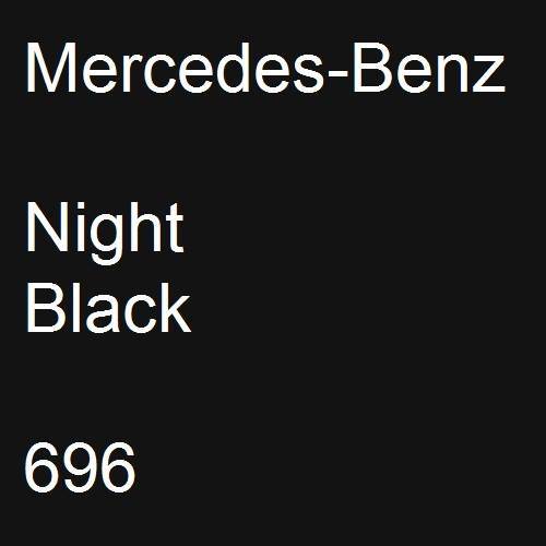 Mercedes-Benz, Night Black, 696.